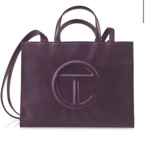 Telfar Medium Shopping Bag Eggplant